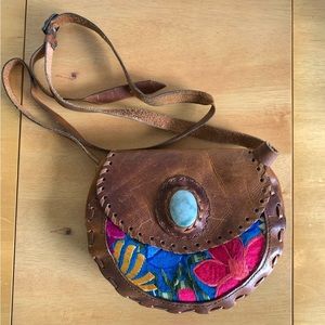 Cute Colorful Leather Crossbody Bag Small Purse